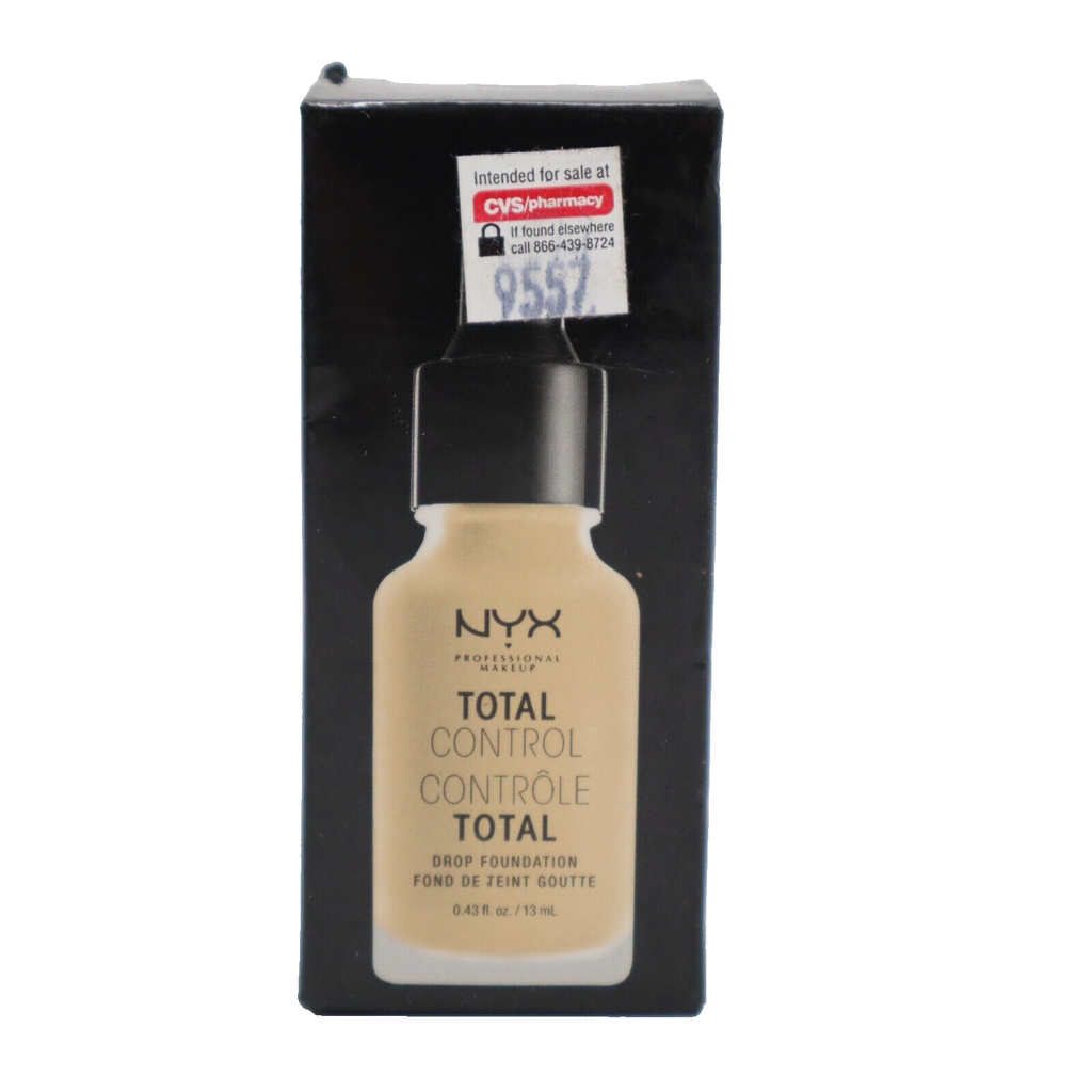 🔥NEW NYX Total Control Drop Foundation #TCDF07 Natural 0.43 fl oz SHIPS TODAY🔥