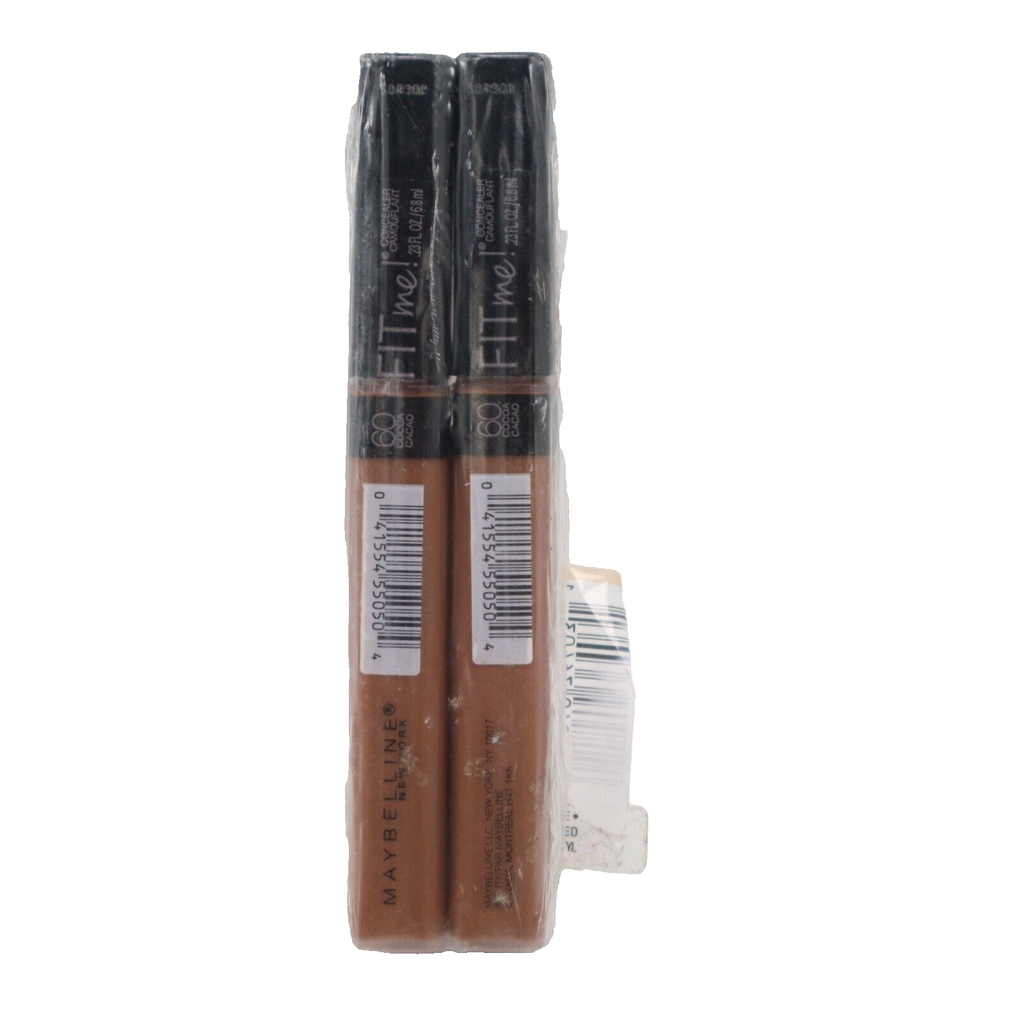 🔥2 PACK Maybelline New York Fit Me Concealer.23 fl oz #60 Cocoa NEW SHIPS TODAY