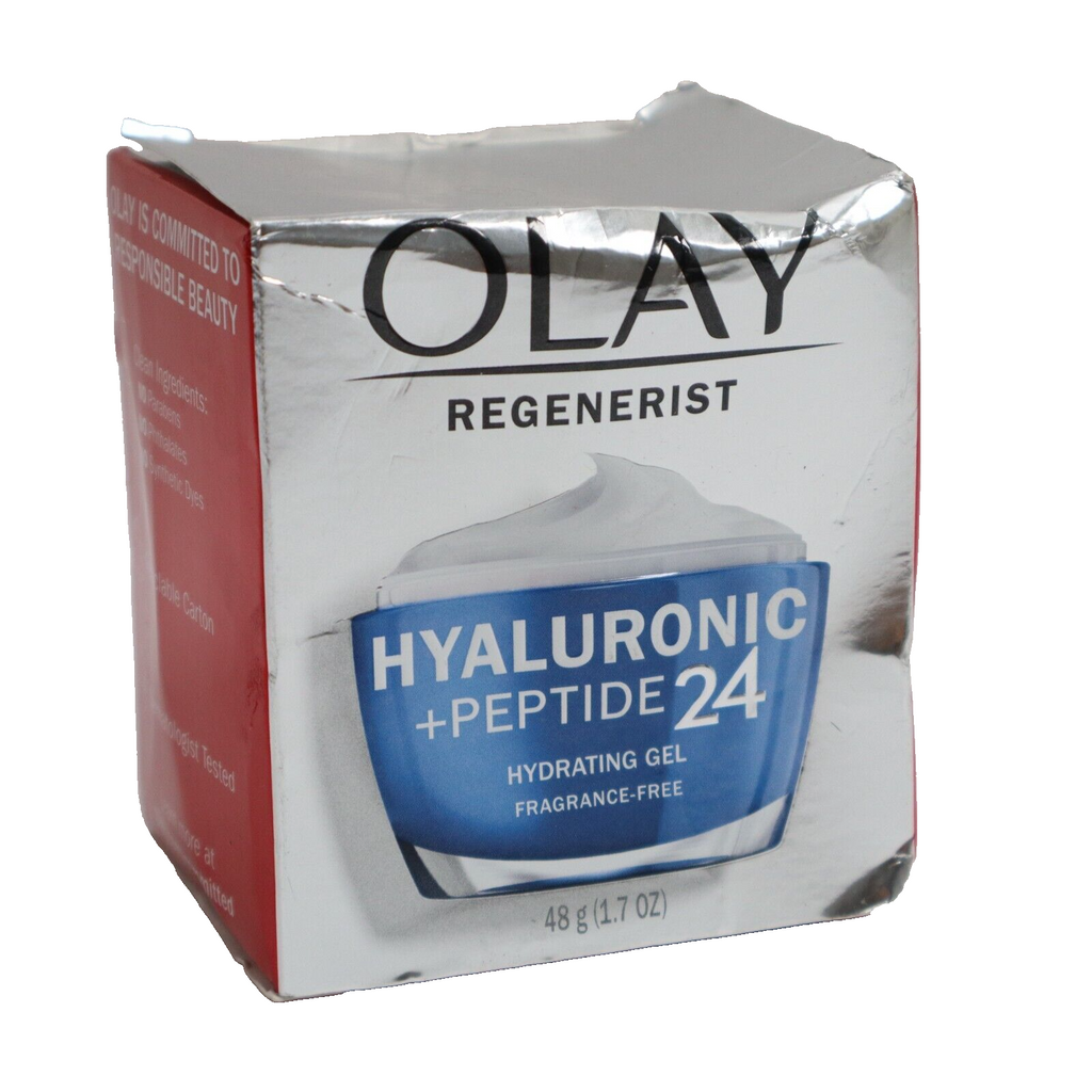 🔥NEW Olay Regenerist Hyaluronic + Peptide 24 Hydrating Gel Fragrance Free 1.7oz
