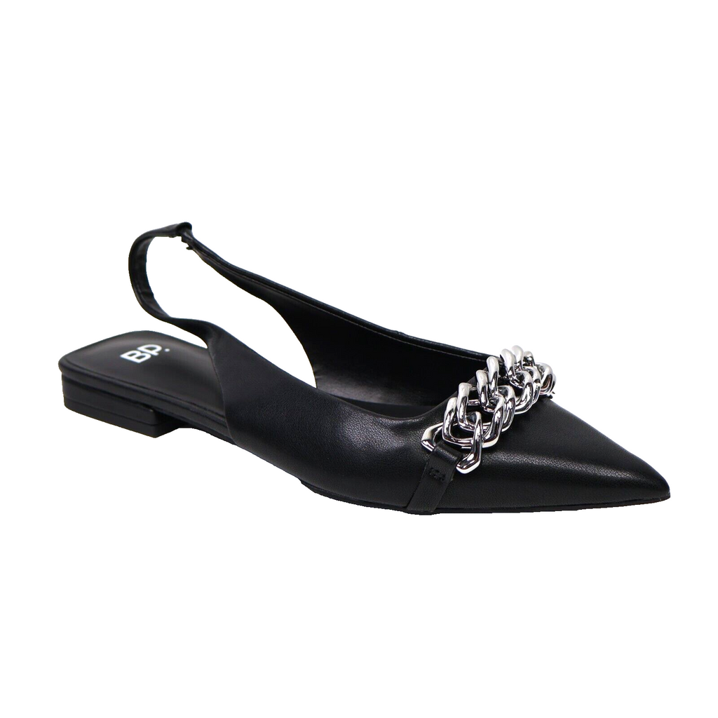 🔥NEW BP. Camille Pointed Toe Slingback Flat, Black, 7US/37EU SHIPS TODAY🔥