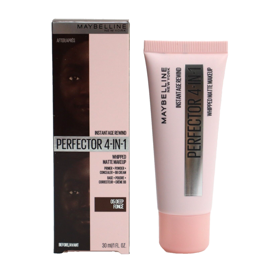 🔥Maybelline Perfector 4-In-1 Whipped Matte Makeup Instant Age Rewind #05 Deep🔥