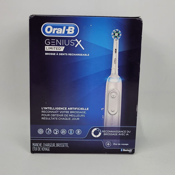 ✨Oral-B GENIUS X Limited Rechargeable Electric TOOTHBRUSH, White NEW SHIPS TODAY