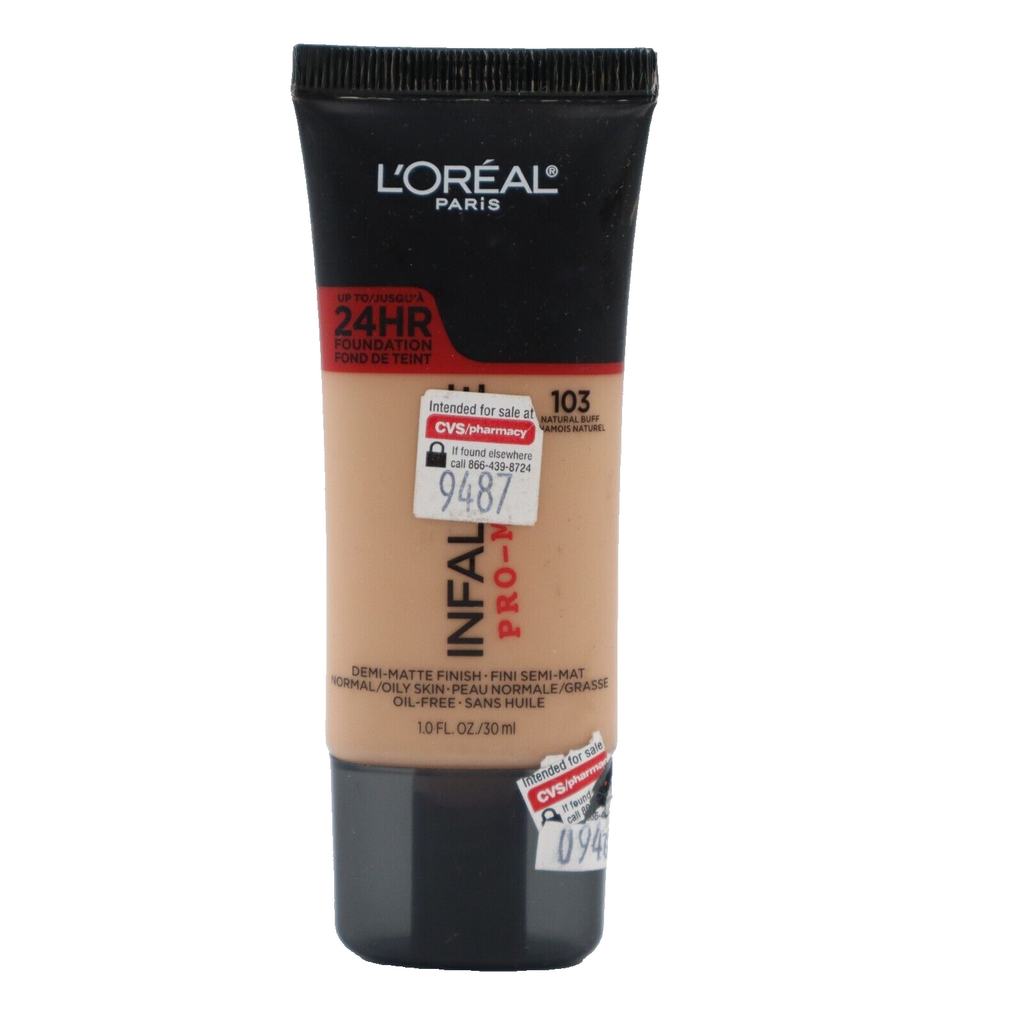 🔥NEW L'Oreal Infallible ProMatte Foundation 103 Natural Buff, 1 fl oz SHIPS NOW