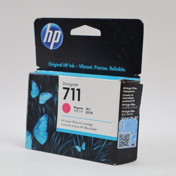 NEW HP Genuine 711 Magenta DesignJet Ink Cartridge CZ131A Exp 10/2024 SHIPS NOW
