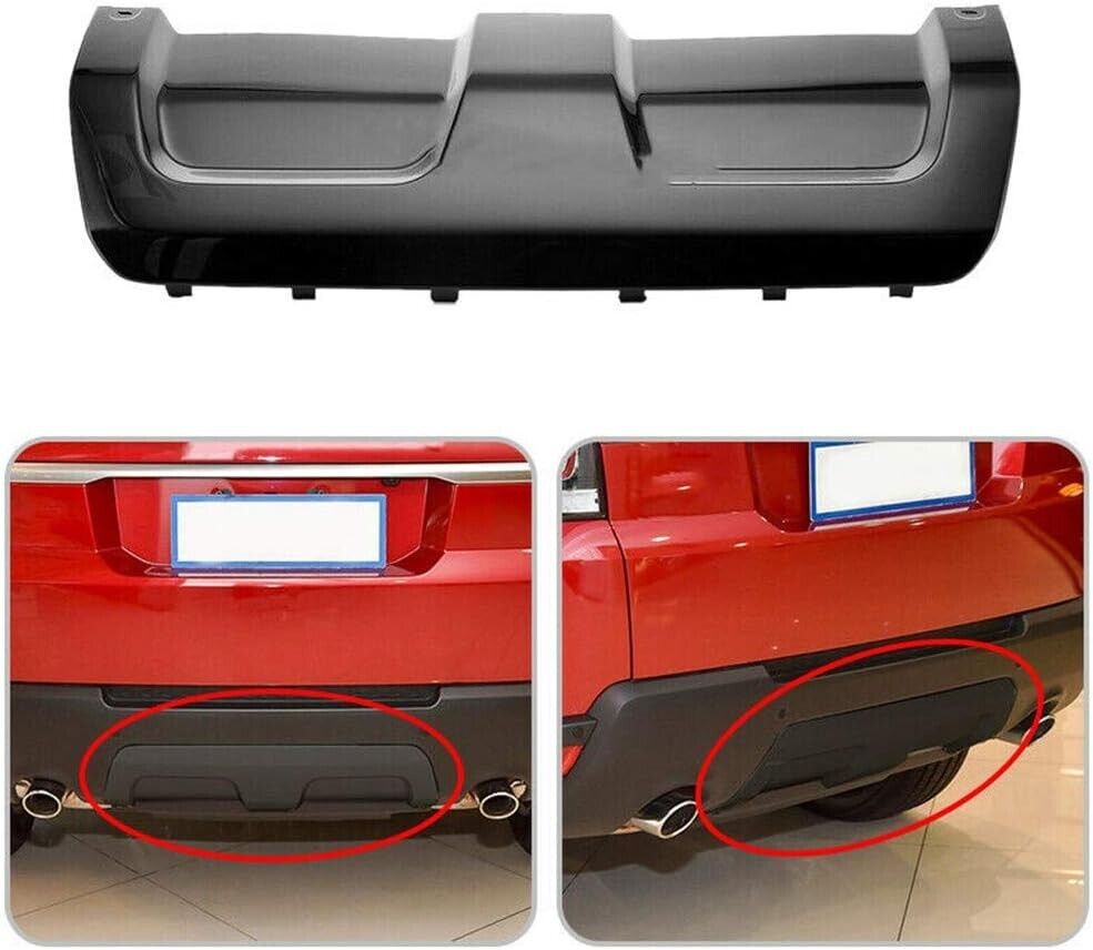 labwork Black Rear Bumper Skid Plate Trim Land Rover Range Rover Sport 2014-2017