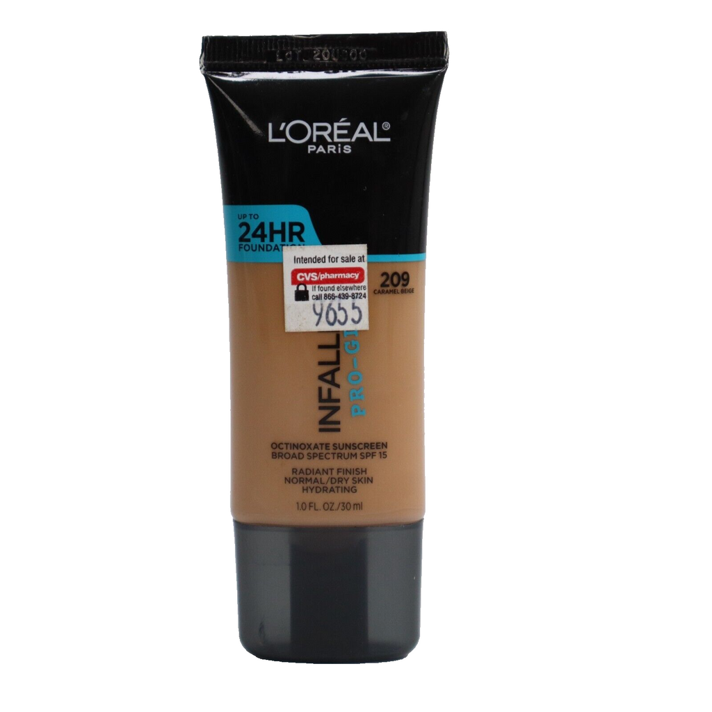 🔥L’Oreal Paris Infallible Pro-Glow Foundation 209 Caramel Beige SHIPS TODAY🔥