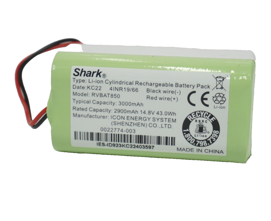 🔥Shark RV1001 UR1005AE RV1101ARUS UR1105ARUS Battery 3000mAh RVBAT850 OEM Part