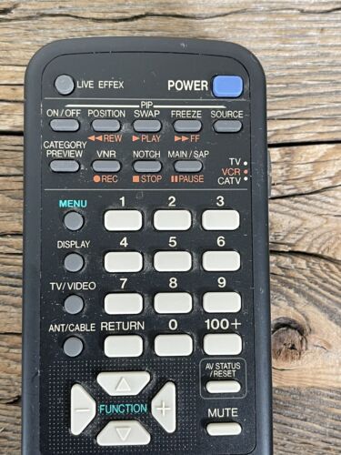 🔥ORIGINAL JVC TV VCR Remote Control RM-C691 MASTER COMMAND Audio SHIPS NOW🔥