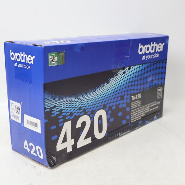 Brother TN-420 Black Toner Cartridge 012502626763 Genuine New OEM Sealed Box