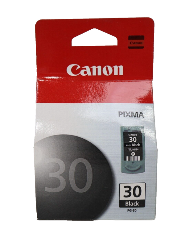 New Genuine Canon Pixma 30 Black Ink Cartridges (PG-30) 6- PK Box Imperfections'