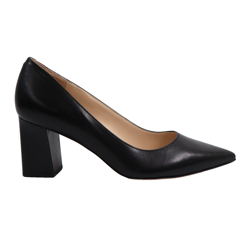 🔥Marc Fisher Womens Claire Black Leather Pumps Heels, 8US/38EU, MSRP $150🔥
