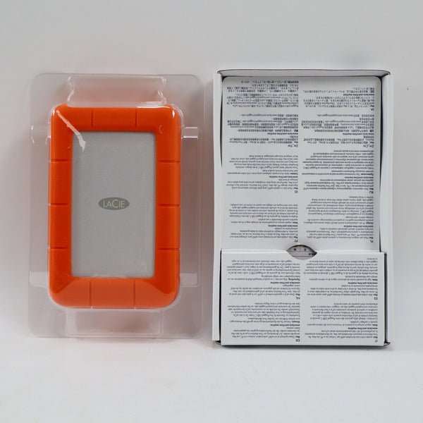 🔥LaCie Rugged USB-C 3.0 Thunderbolt 2TB External Hard Drive STFR2000800 Orange