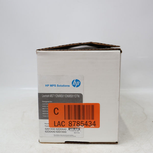 LEXMARK MS711 MS811 MS812 MX711 LASER PRINTER BLACK TONER CARTRIDGE 52D1X00C NEW