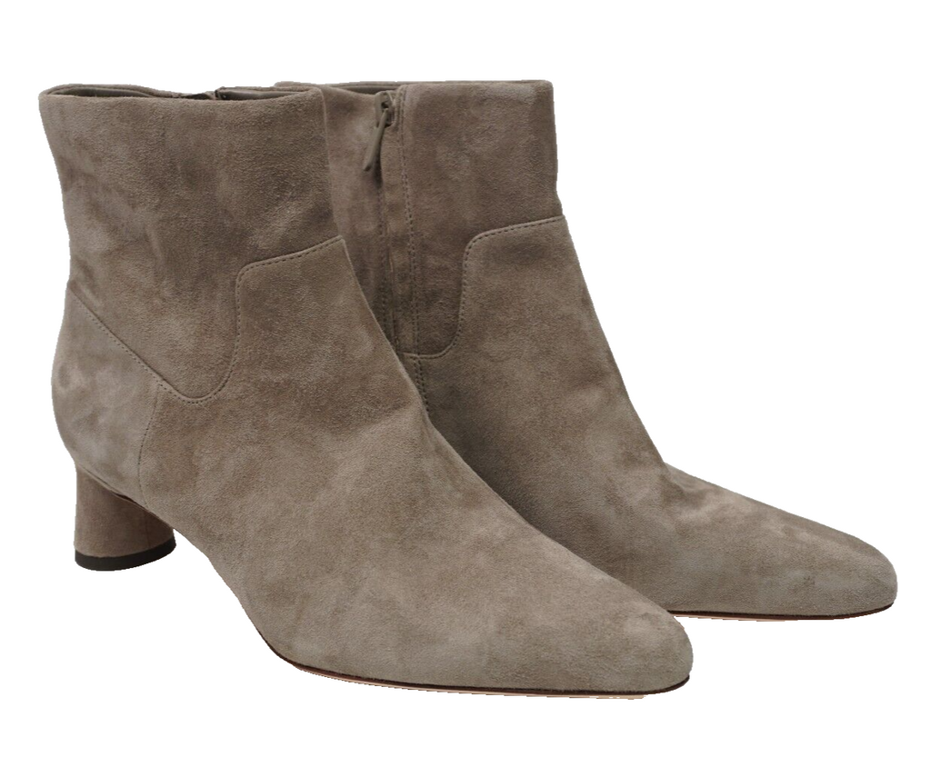 🔥Vince Women's Hela Suede Bootie, 7.5M US / 38 EU, Light Woodsmoke (MSRP $395)