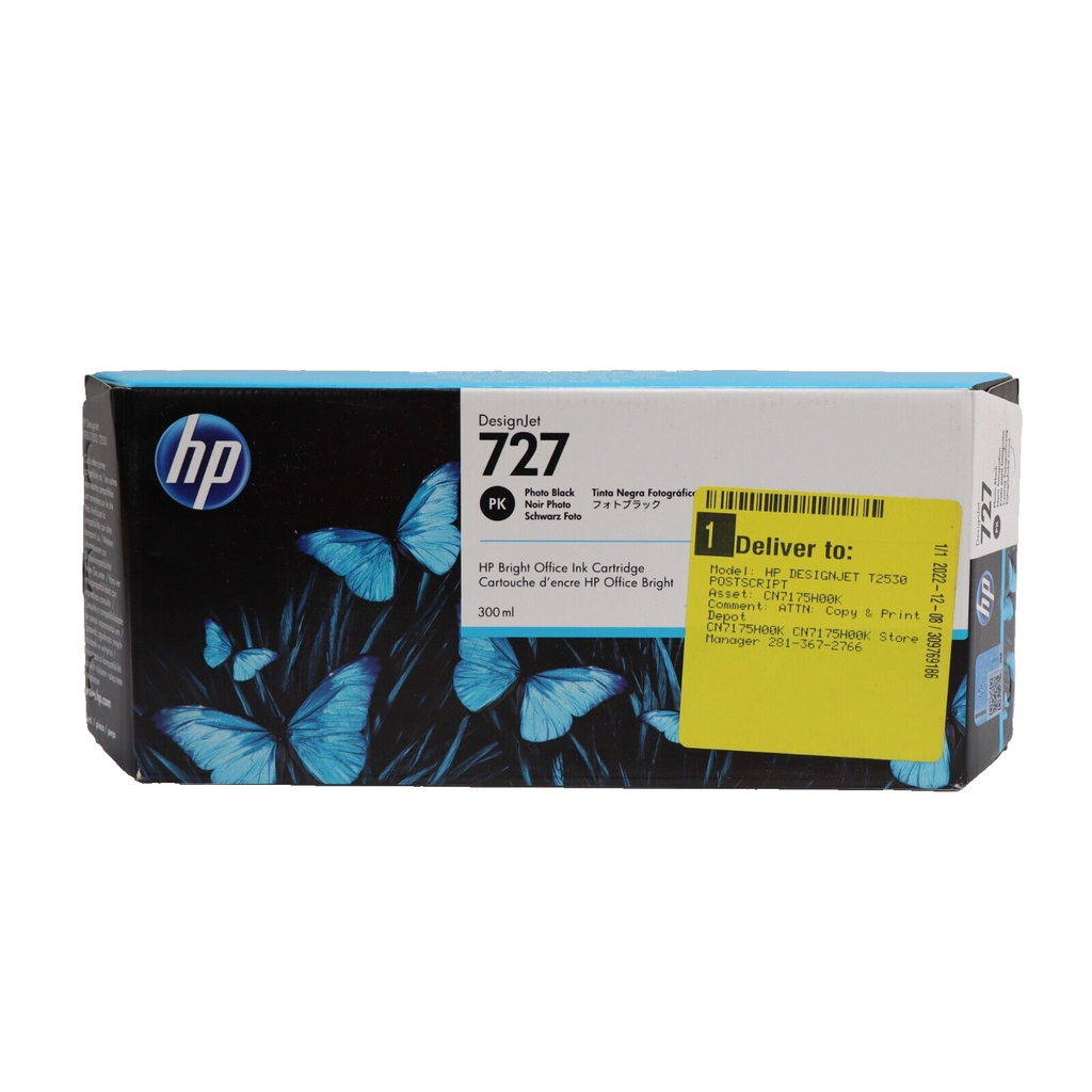 🔥GENUINE HP 727 300ml Photo Black Ink Cartridge EXP 4/23 NEW SEALED SHIPS NOW🔥