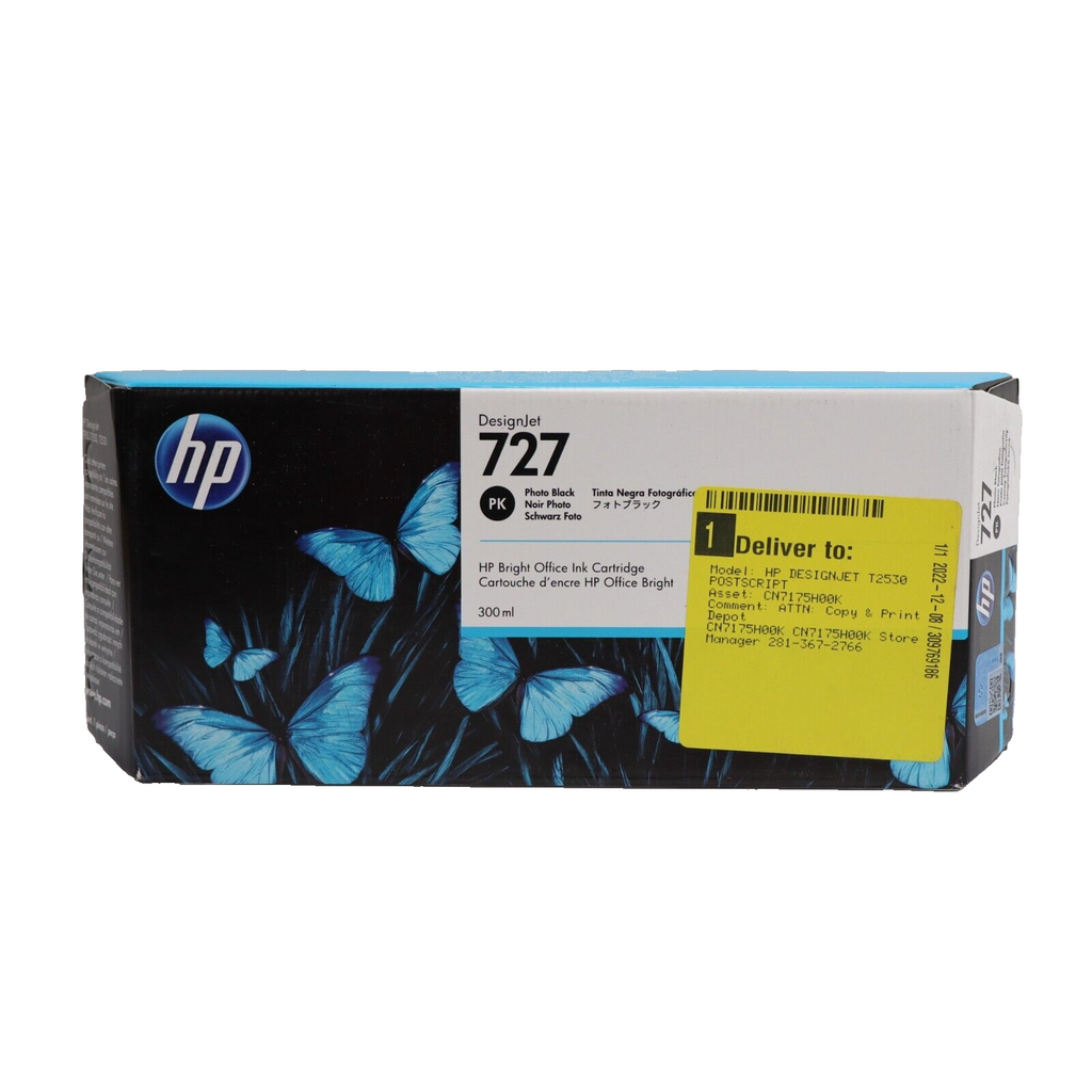 🔥GENUINE HP 727 300ml Photo Black Ink Cartridge EXP 9/24 NEW SEALED SHIPS NOW🔥