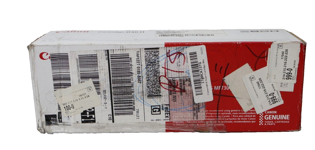 Canon Genuine Toner, Cartridge 046H Black, High Capacity (1254C001) New Sealed