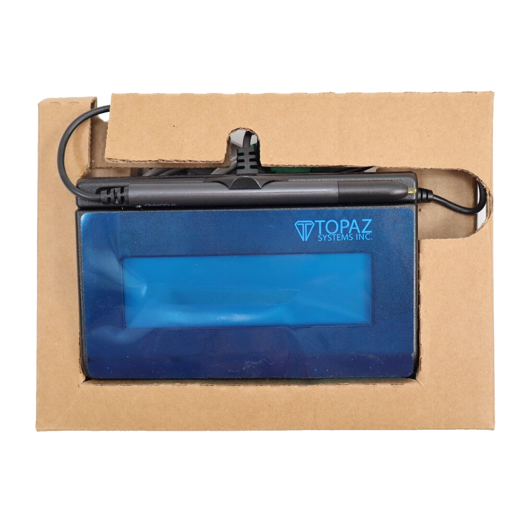 🔥NEW Topaz T-L462 SignatureGem 1x5 Electronic Signature Pad TLBK462BR SHIPS NOW
