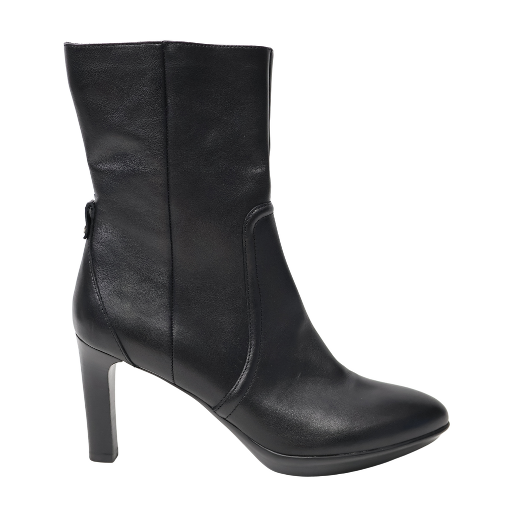 🔥Aquatalia Women’s Renisa Boots, Black Leather 9US/39.5EU, MSRP $550 SHIPS NOW