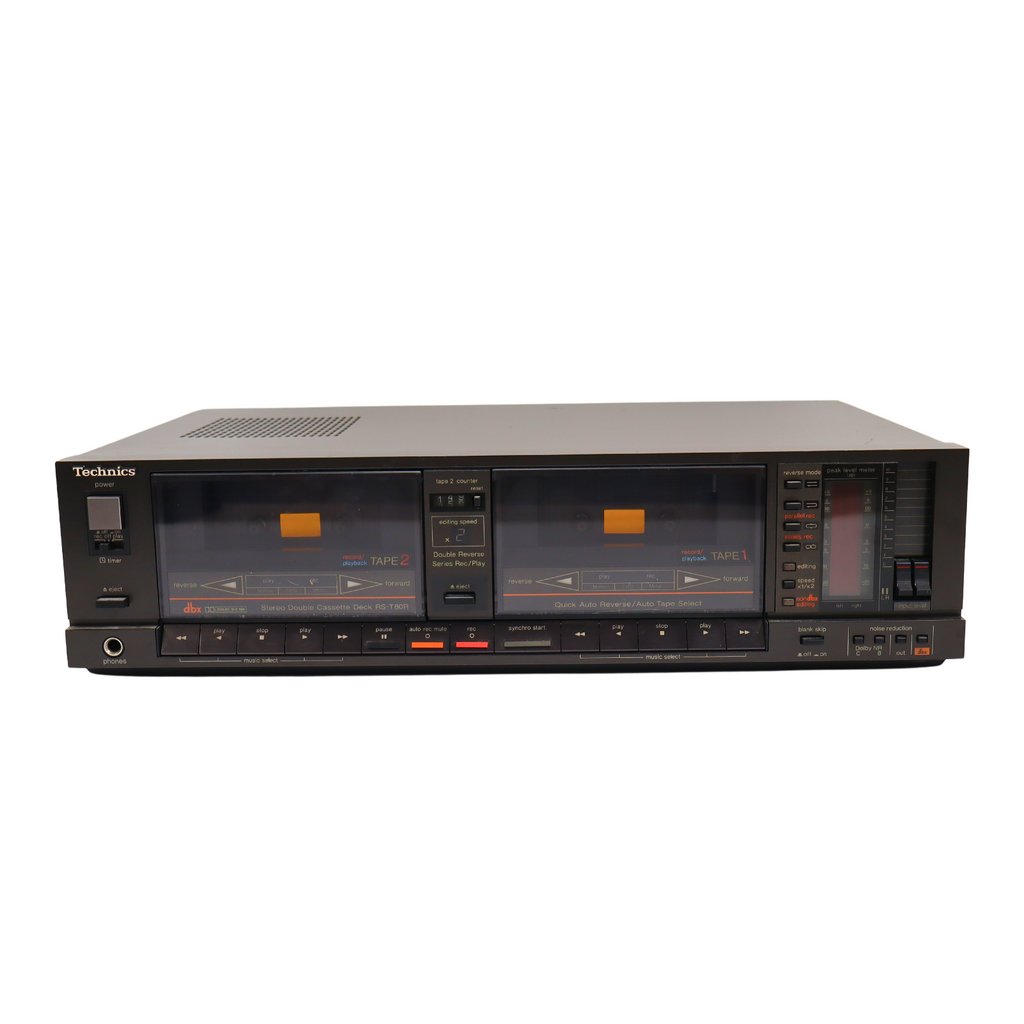 🔥Technics DBX Dolby Noise Reduction RS-T80R KPE Cassette Deck Rare UNTESTED🔥