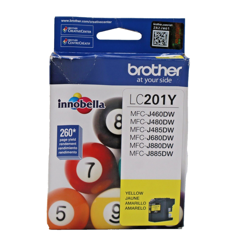 🔥Genuine Brother Yellow Ink LC201Y J460DW J480DW J485DW Exp 2/25 SHIPS TODAY🔥