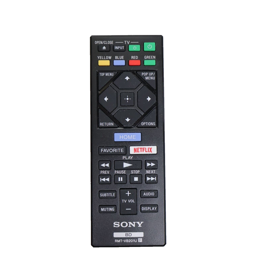 Sony Remote Control (RMT-VB201U) for Select Sony Blu-Ray Players - Black