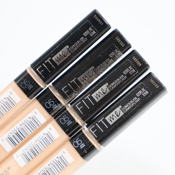 🔥3 X Maybelline Concealer 05 Ivory Fit Me Liquid Oil n Fragrance Free Natural🔥