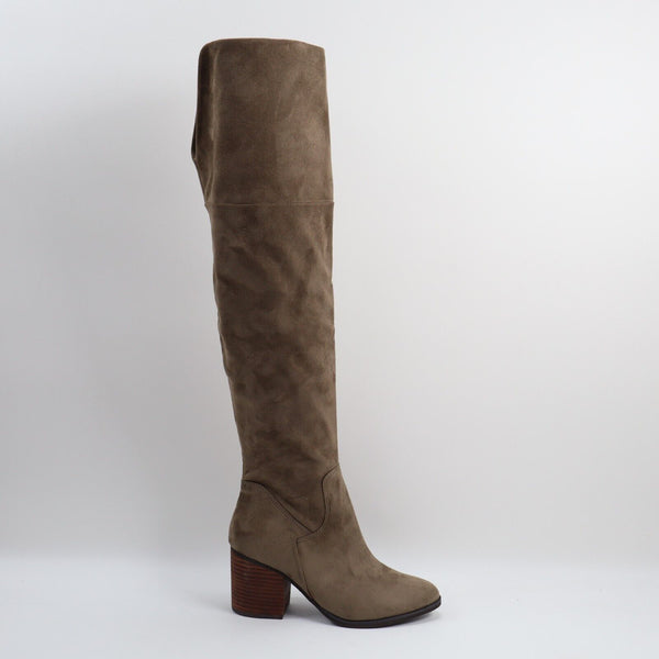 🔥NEW BP. Luke Over The Knee Tall Boots, Taupe Faux Suede, 7.5US SHIPS TODAY🔥