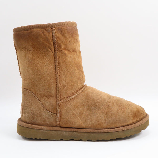 🔥UGG Classic Short II Boots Suede Sheepskin, Chestnut Brown, 8US/39EU, MSRP$180