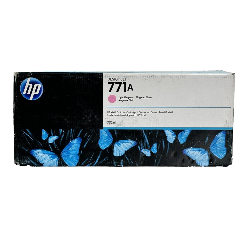 🔥HP 771A Light Magenta Ink Cartridge B6Y19A OEM NEW Sealed 1/2020 FREE SHIP🔥