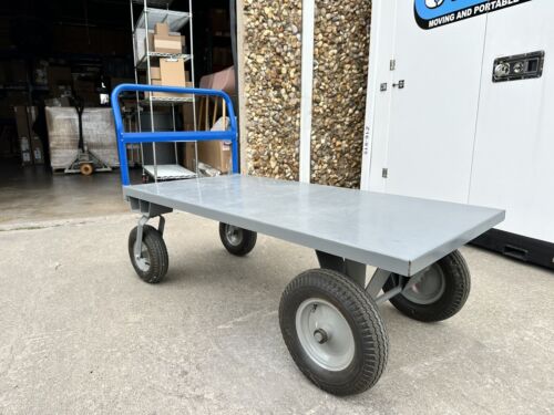 🔥Jumbo Wheel Platform Truck - 30 x 60" Steel Cart Dallas Pickup MSRP $980🔥