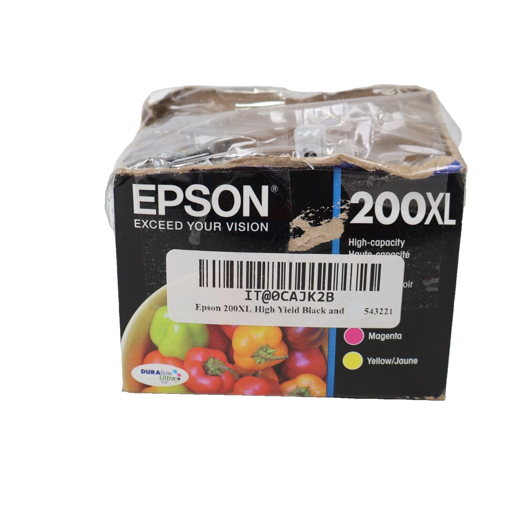 New Open Epson 200XL (Black, Cyan, Magenta And Yellow) High Capacity 2021