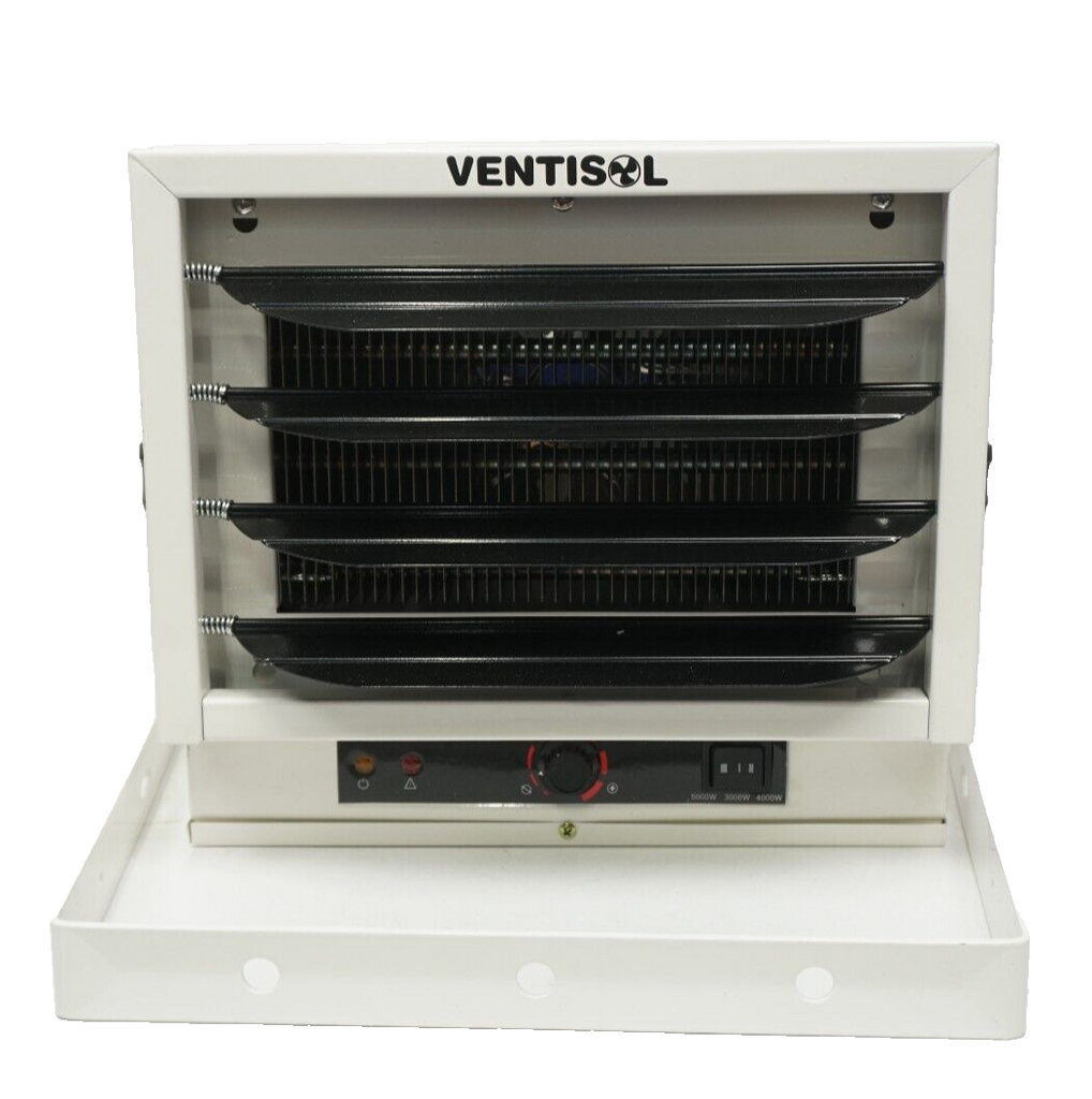 VENTISOL 3000/4000/5000W Electric Heater 240V Hardwired Heavy Duty Fan Forced