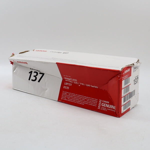 🔥Genuine Canon 137 Black Toner Cartridge 9435B001 NEW DAMAGE BOX Ships Today🔥