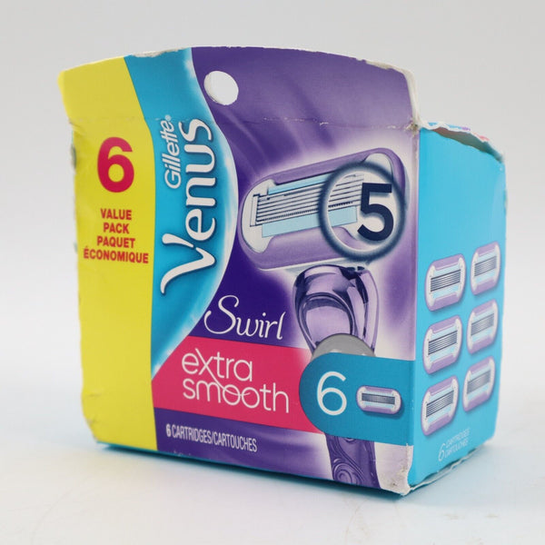 🔥NEW Gillette Venus Deluxe Smooth Swirl Refill Blades 2PACK X 6=12 Cartridges🔥