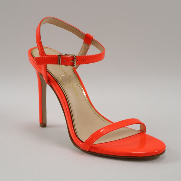 NEW Jessica Simpson Jilni Stiletto High Heel Sandal Bright Orange, 5.5US MSRP$90