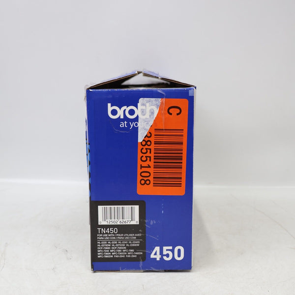 🔥Brother TN450 High Yield Black Toner Cartridge NEW DAMAGED Box & Packaging🔥