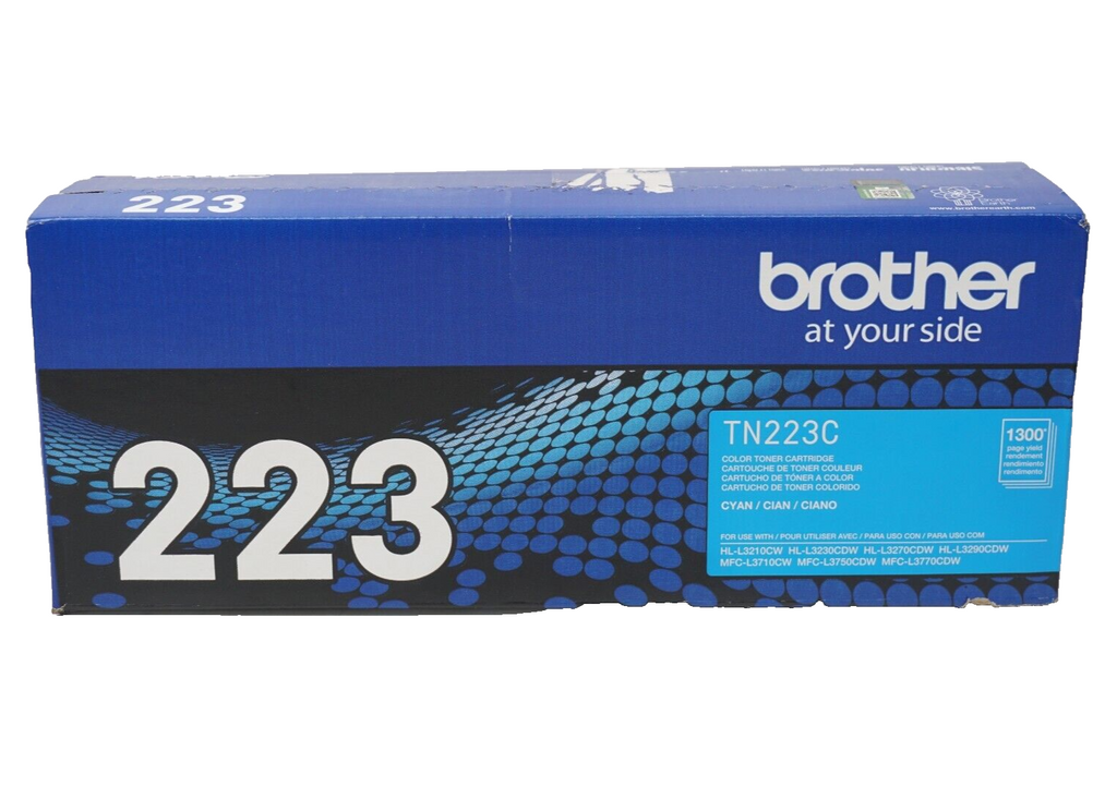 Genuine Brother TN-223C Cyan Toner Cartridge HL-L3210CW/L3230CDW/L3270CDW SEALED