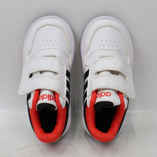🔥Adidas Hoops 3.0 Kid's Sneakers Basketball Shoes White Trainers 9K US/26EU🔥