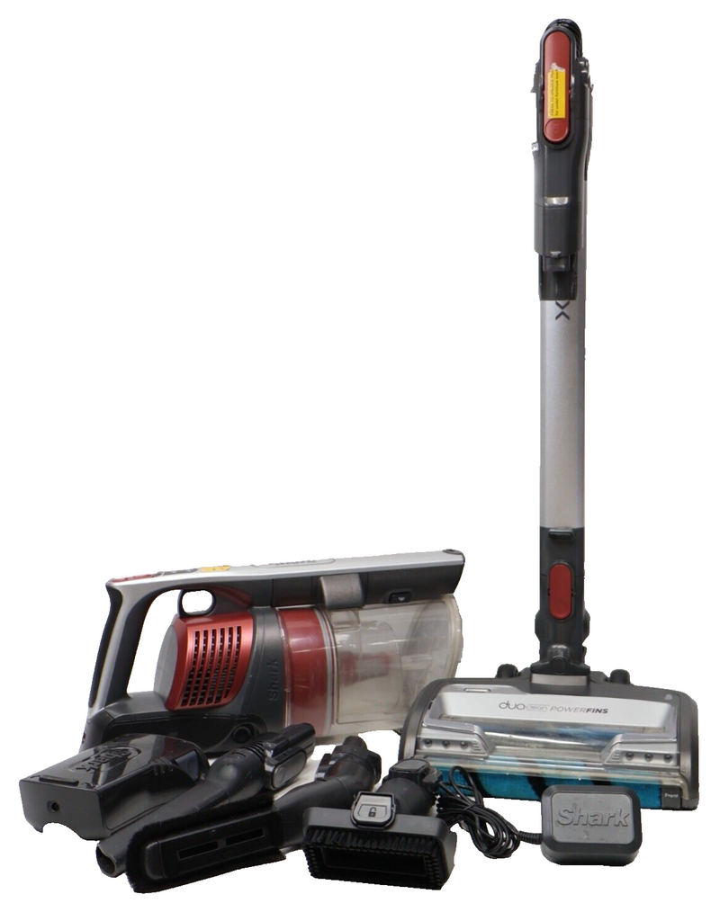 Shark IZ483H Vertex Cordless Stick Vacuum w/. DuoClean PowerFin Working Used