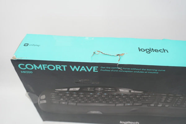 Logitech MK550 (920-002555) Wireless Keyboard and Mouse Combo - Black NEW OPEN
