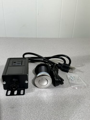 🔥Sink Top Garbage Disposal Air Switch Kit w/ Single Outlet Brushed Chrome🔥