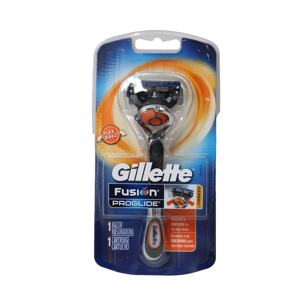 Gillette Fusion Flexball Razor Proglide Flexball Manual Shaver Handle Cartridge