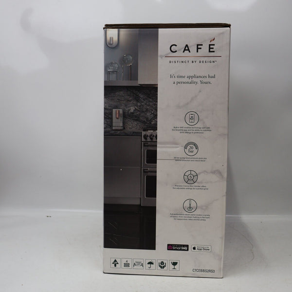 Cafe Affetto Automatic Espresso Machine + Milk Frother C7CEBBS2RS3- Open Box