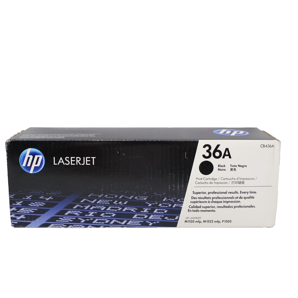 New Genuine HP 36A Original Laser Toner Cartridge CB436A Black NEW