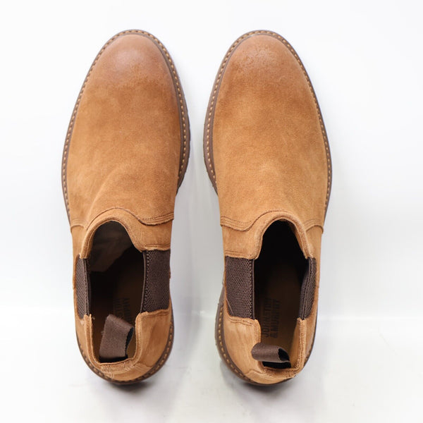 🔥Johnston & Murphy Men's Barrett Chelsea Boots, Tan Oiled Suede, 9M, MSRP $150