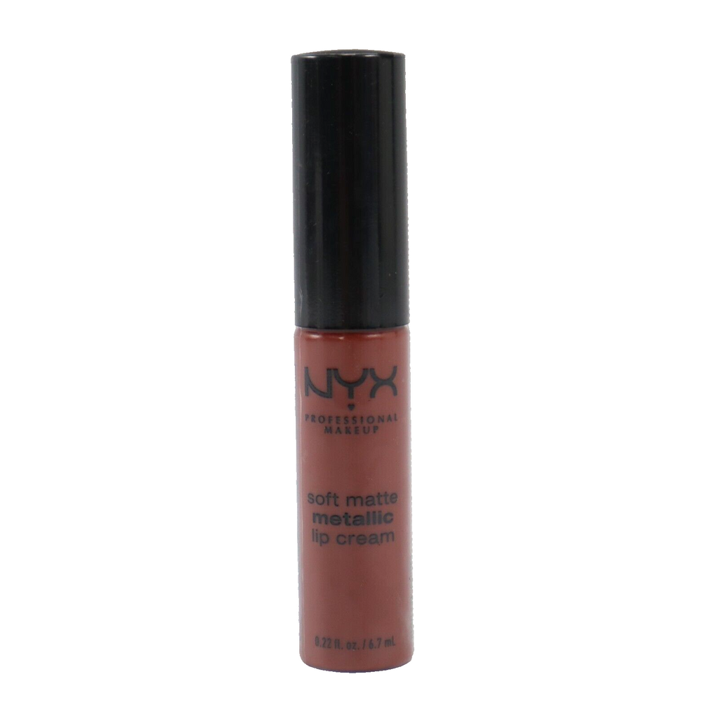 🔥NYX PROFESSIONAL MAKEUP Soft Matte Metallic Lip Cream 0.22oz, Cannes Smmlc06🔥