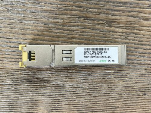 🔥1G Base-T SFP+ to RJ45 Copper Transceiver Module for Ubiquiti UF-RJ45-1G 1Gbps