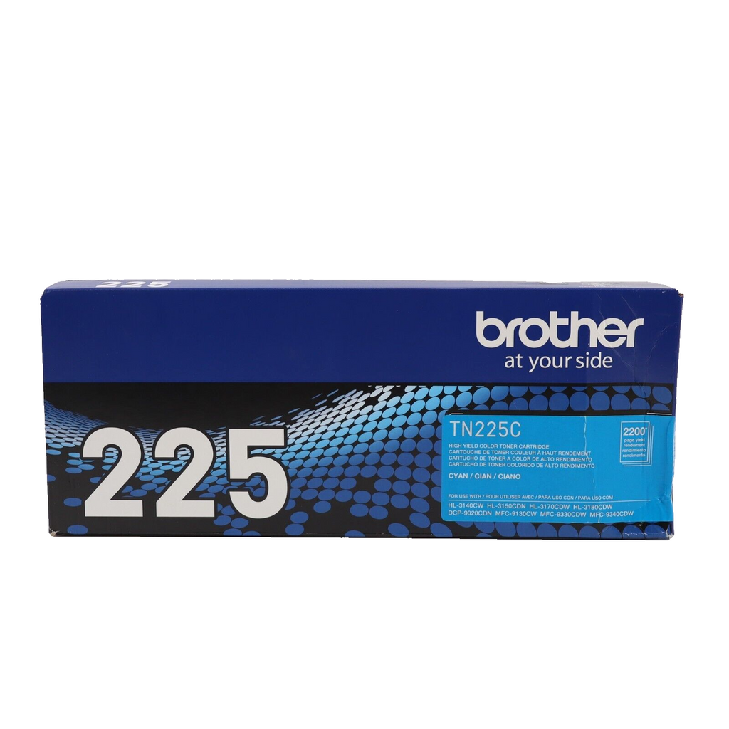 🔥NEW Genuine Brother TN225C High Yield Printer Toner Cartridge Cyan SHIPS TODAY