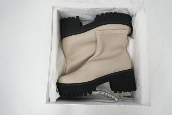 🔥FRAME Women's Le Croyden Bootie Leather Sock Boots, Nude, 9US/39.5EU MSRP $448